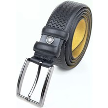 RSE Leather Goods Rse Leather Goods Deri Erkek Kemer - Desenli - 3,5 cm