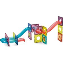 Magnetic Dıy Mıknatıslı Manyetik Yapı Blokları 37 Parça Marble Run Stem Oyuncak Seti