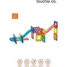 Magnetic Dıy Mıknatıslı Manyetik Yapı Blokları 37 Parça Marble Run Stem Oyuncak Seti