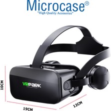 Vrpark J20 3.5mm Kulaklıklı 3D Sanal Gerçeklik GÖZLÜĞÜ-AL4744