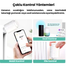 Novato Zigbee Akıllı Termostatik Vana ( Tuya ,Smart Life ,Zigbee2MQTT Uyumlu )