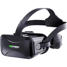 Vrpark J30 3.5mm Kulaklıklı 3D Sanal Gerçeklik GÖZLÜĞÜ-AL4745