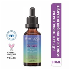 Everyday Beauty Eye - Conic Göz Altı Torbaları & Halkaları ve Morluk Karşıtı, Canlandırıcı Göz Çevresi Serumu, Kafein İçerikli, Aydınlatıcı, Kaz Ayağı Giderici 30 ml