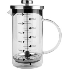 Ttt 600 ml Cam French Press Kahve Demleme Makinesi