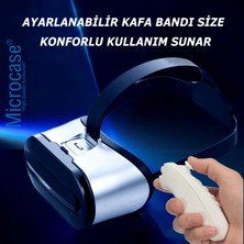 Vrpark V8 3D Sanal Gerçeklik Gözlüğü + Vr Kablosuz Bluetooth KUMANDA-AL4750