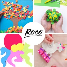 Roco Paper Co. Roco Paper Eva Kağıt Çiçek Yapım Eva Elişi Kağıdı 2 Mm 50 x 70 cm Açık Mavi