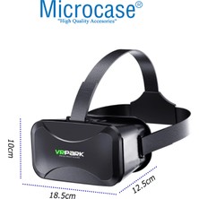 Vrpark V7 3D Sanal Gerçeklik Gözlüğü + Vr Kablosuz Bluetooth KUMANDA-AL4749