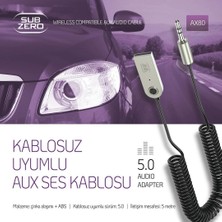 Subzero AX80 Araç Teyp Bluetooth Çevirici