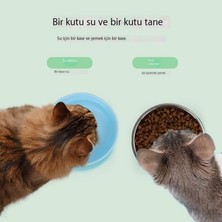 Yopue Pet Kaymaz Kase Köpek Kedi Köpek Kasesi (Yurt Dışından)