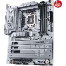 Asus Tuf Gamıng Z890-PRO Wıfı Intel Z890 LGA1851 Ddr5 9066 Dp HDMI 2xusb4 4x M2 Usb3.2 Wifi 7 + Bt Aura Rgb 2.5gbit Lan Atx (Tuf Gamıng Z890-PRO Wıfı) Anakart