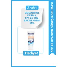 Bepanthol Derma Spf 25 Yüz Bakım Kremi + 3 Adet Derma Spf 25 Yüz Bakım Kremi 5ml Hediyeli