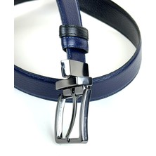 RSE Leather Goods Deri Çift Taraflı 3,5 cm Kemer - Taba/siyah