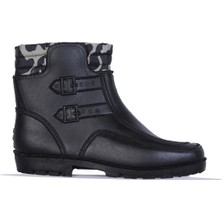 Arısan 216 Siyah Termal Kürklü Erkek Fermuarlı Kar Bot