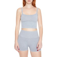 Forever 21 F21 Dikişsiz Crop Atlet