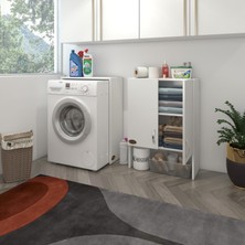 Kenzlife çamaşır makinesi dolabı sinem byz 180x066x30 banyo kiler