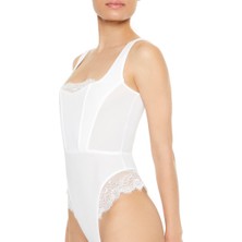 Forever 21 Dantelli Tanga Bodysuit