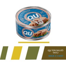 QU Tatlı Ton Balığı 3 x 160 gr