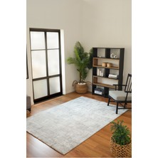 Kaşmir Halı 7/24 Buena Bella Gray 80x150 cm Salon Mutfak Halısı Yolluk Kilim