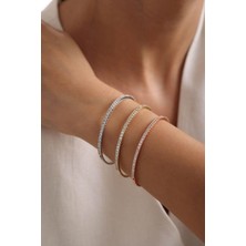 Gianfranco Beyaz Altın Suyolu Hype Bilezik