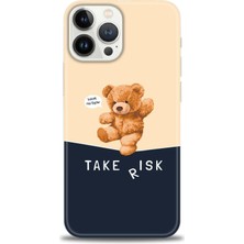 iPhone 15 Pro Kılıf Hd Baskılı - Take Risk + 9h Nano Ekran Koruyucu