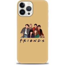 iPhone 15 Pro Kılıf Hd Baskılı - Friends + 9h Nano Ekran Koruyucu