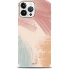 iPhone 15 Pro Kılıf Hd Baskılı - Soft Renkler + 9h Nano Ekran Koruyucu