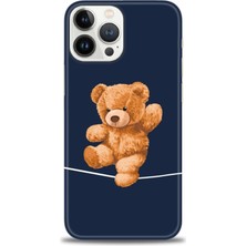 iPhone 16 Pro Max Kılıf Hd Baskılı - Ipteki Teddy + 9h Nano Ekran Koruyucu