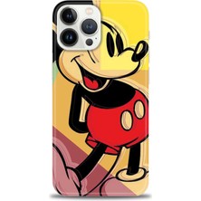 iPhone 15 Pro Kılıf Hd Baskılı - Mickey Mousee + 9h Nano Ekran Koruyucu