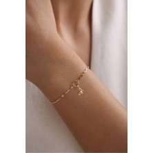 Gianfranco Slim Kelebek Sallantılı Işıltılı Bileklik