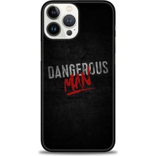 iPhone 15 Pro Kılıf Hd Baskılı - Dangerous Man + 9h Nano Ekran Koruyucu