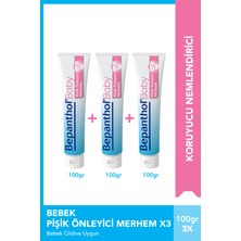 Bepanthol Baby Pişik Önleyici Merhem 100G X3 + Bebek Bakım Çantası Hediyeli