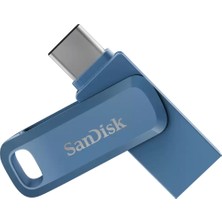 Sandisk Ultra Dual Drive Go 256GB USB Type-C Flash Bellek (Navy Blue) SDDDC3-256G-G46NB