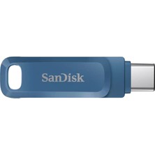 Sandisk Ultra Dual Drive Go 256GB USB Type-C Flash Bellek (Navy Blue) SDDDC3-256G-G46NB