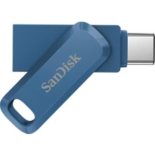 Sandisk Ultra Dual Drive Go 256GB USB Type-C Flash Bellek (Navy Blue) SDDDC3-256G-G46NB