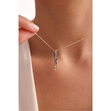 Nazar Boncuğu Mineli Stick Çubuk Kolye