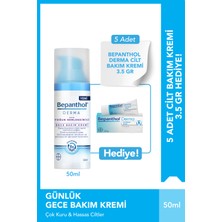 Bepanthol Derma Gece Bakım Kremi 50 ml + 5 Adet Cilt Bakım Kremi 3.5 G