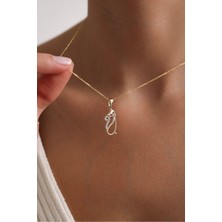 Gianfranco Taşlı Beauty Cat Kedi Kolye 45 cm