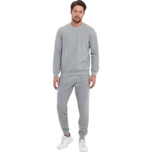 Yakamor Erkek Ottoman Sıfır Yaka Eşofman Takım