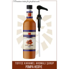 Simonelli Kahve ve Kokteyl Şurubu Toffee Karamel Aromalı 700 ml + Pompa