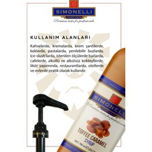 Simonelli Kahve ve Kokteyl Şurubu Toffee Karamel Aromalı 700 ml + Pompa