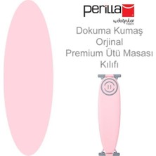 Perilla Premium Extra Süngerli Orjinal Ütü Masası Kılıfı - Pembe 54*162