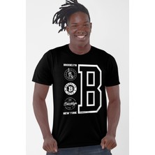 Rock&Roll Brooklyn Logo Siyah Erkek Tişört