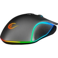 Rampage Alpor Rgb Mouse Drag Click 12800 Dpi Gaming Mouse Oyuncu Mouse Makrolu Örgü Kablo