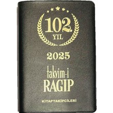 2025 Takvimi Ragıp Uluğ 102. Yıl Cep Boy Plastik Kapak, Türkiye Haritası Hediyeli