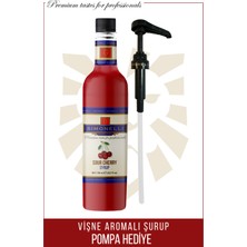 Simonelli Kahve ve Kokteyl Şurubu Vişne 700 ml + Pompa Simonelli