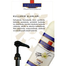 Simonelli Kahve ve Kokteyl Şurubu Vanilya 700 ml + Pompa Sımonellı