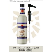 Simonelli Kahve ve Kokteyl Şurubu Damla Sakızı 700 ml + Pompa Simonelli