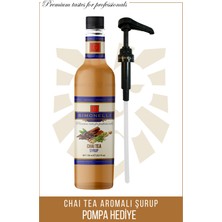 Simonelli Kahve ve Kokteyl Şurubu Chai Tea Aromalı 700 ml + Pompa