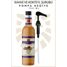 Simonelli Kahve ve Kokteyl Şurubu Chai Tea Aromalı 700 ml + Pompa