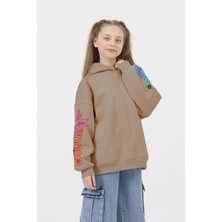 Dmb Boys & Gırls Kız Çocuk Oversize Sweatshirt